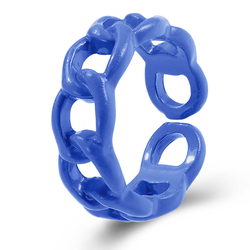 retro hollow couple index finger ring hello jewelry