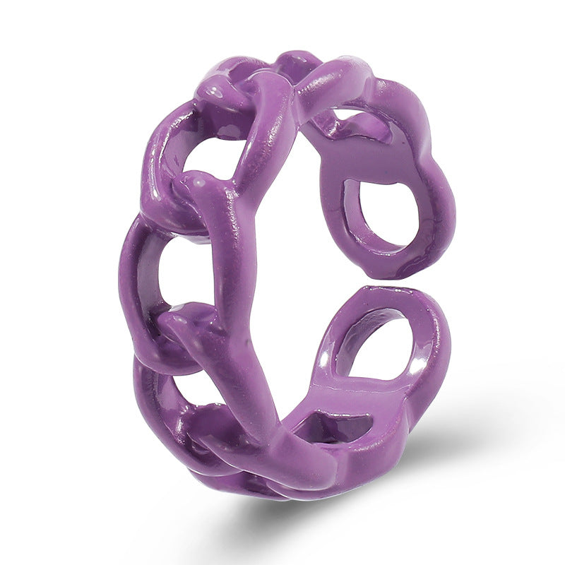 retro hollow couple index finger ring hello jewelry