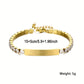 Simple style shiny solid color rectangle stainless steel plating inlay zircon 18k gold plated bracelets