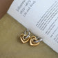 1 Pair Casual Elegant Heart Shape 201 Stainless Steel 304 Stainless Steel Titanium Steel 18K Gold Plated Gold Plated Drop Earrings