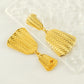 1 Pair Elegant Modern Style Classic Style Solid Color 304 Stainless Steel Titanium Steel 18K Gold Plated Drop Earrings