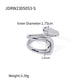 Jewelry IG Style Simple Style Irregular Solid Color 304 Stainless Steel Plating Open Rings