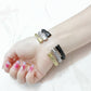 Simple style twist stainless steel plating unisex cuff bracelets