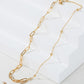 Stainless Steel 18K Gold Plated Simple Style Solid Color Bracelets