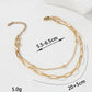 Stainless Steel 18K Gold Plated Simple Style Solid Color Bracelets