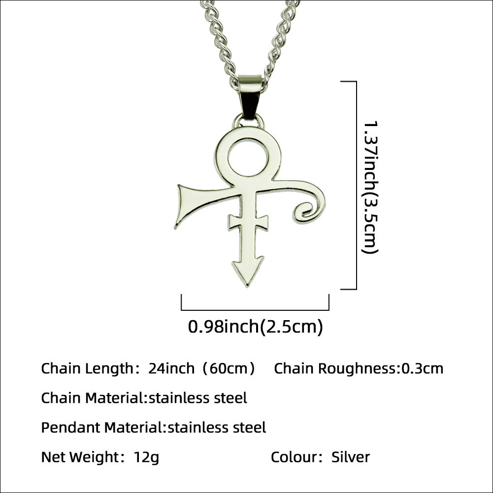 Hip-hop cross stainless steel alloy plating gold plated pendant necklace