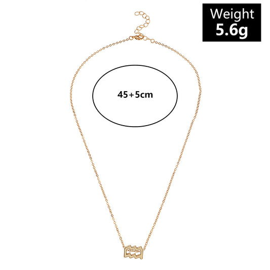 Fashion geometric alloy women's necklace