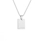 Hip-hop geometric stainless steel necklace