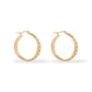 1 pair fashion geometric plating stainless steel earrings