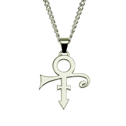 Hip-hop cross stainless steel alloy plating gold plated pendant necklace