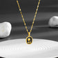 casual flower titanium steel plating pendant necklace