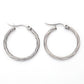 1 pair fashion geometric plating stainless steel earrings