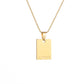 Hip-hop geometric stainless steel necklace