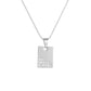 Hip-hop geometric stainless steel necklace