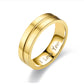 Jewelry letter inlaid diamond stainless steel ring