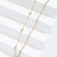 Stainless Steel 18K Gold Plated Simple Style Solid Color Bracelets