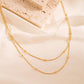 vintage style flower titanium steel plating inlay zircon 18k gold plated necklace