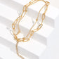 Stainless Steel 18K Gold Plated Simple Style Solid Color Bracelets