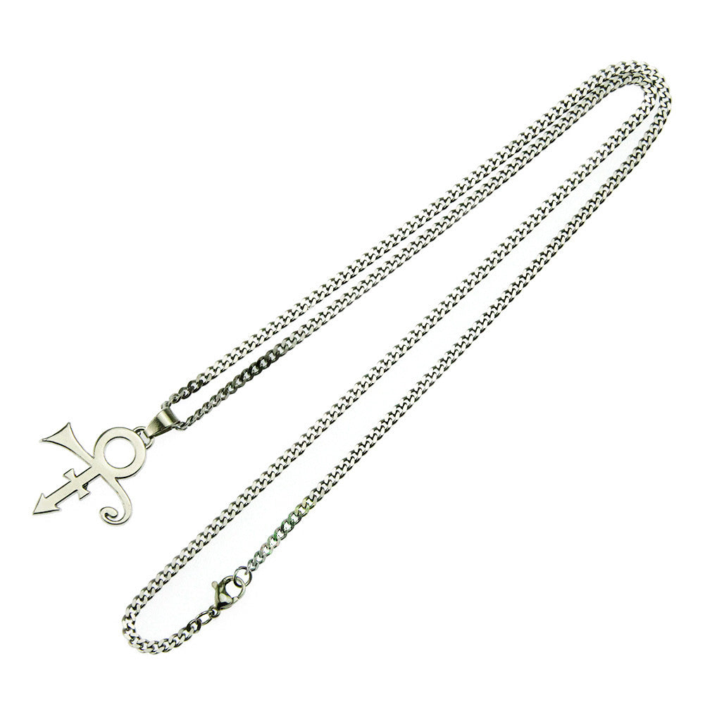 Hip-hop cross stainless steel alloy plating gold plated pendant necklace