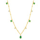 Retro high-end necklace simple gold-plated clavicle chain niche design necklace