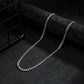 Hip-hop solid color stainless steel men's necklace