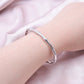ig style simple style solid color stainless steel plating bangle