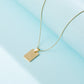 Hip-hop geometric stainless steel necklace